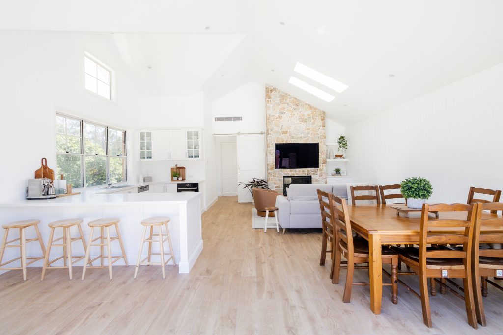 Internal Kitchen and living area